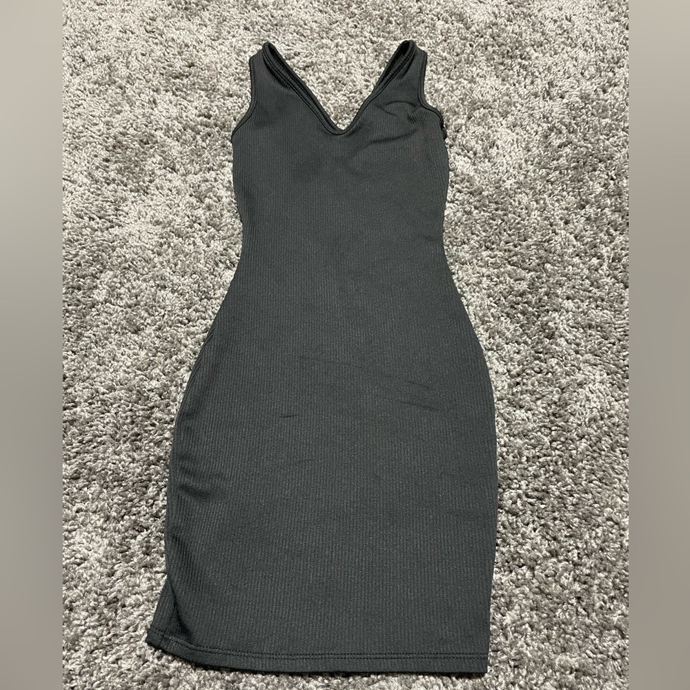 Black tight short dress